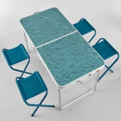 Quechua TABLE DE CAMPING PLIANTE - 4 TABOURETS - 4 À 6 PERSONNES -Sportmania table de camping pliante 4 tabourets 4 a 6 personnes 10