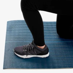 Tapis De Sol Pilates 160cm X 60cm X 7mm - Tonemat S Bleu -Sportmania tapis de sol fitness tonemat s vert 160cmx60cmx7mm 3