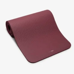 Tapis De Sol Pilates 180 Cm X 60 Cm X 15 Mm - Mat Confort M Bordeaux