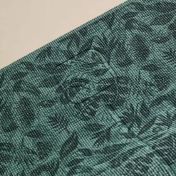 TAPIS YOGA DOUX CONFORT 173CM X 61CM X8 MM FEUILLE VERT -Sportmania tapis yoga doux confort 8 mm imprime bleu jungle 4