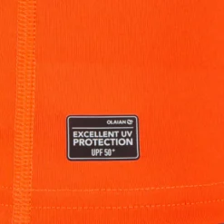 Tee Shirt Anti Uv Surf Top 100 Manches Courtes Homme Orange Fluo -Sportmania tee shirt anti uv surf top 100 manches courtes homme bleu 5