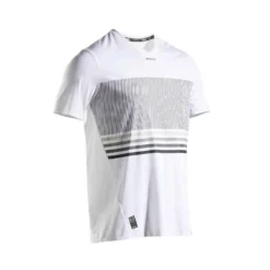 Artengo TEE SHIRT DE TENNIS HOMME TTS 900 LIGHT BLANC NOIR