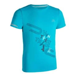 Decathlon Tee Shirt Enfant D'athlétisme AT 300 Turquoise