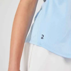 Artengo T-shirt De Tennis Fille - TTS500 Bleu -Sportmania tee shirt fille 500 vert clair 5