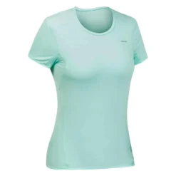 Quechua T-shirt Manches Courtes De Randonnée Montagne - MH100 - Femme