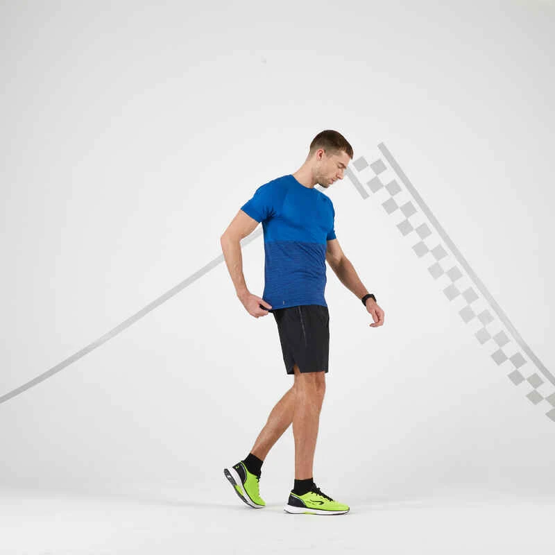 T-SHIRT RUNNING HOMME RESPIRANT KIPRUN CARE BLEU 2 T-SHIRT RUNNING HOMME RESPIRANT KIPRUN CARE BLEU – Image 2