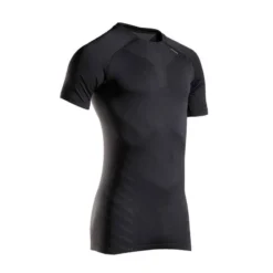 T-SHIRT RUNNING HOMME RESPIRANT KIPRUN SKINCARE NOIR