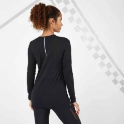 TEE SHIRT RUNNING MANCHES LONGUES FEMME RESPIRANT KIPRUN CARE NOIR -Sportmania tee shirt running manches longues femme respirant kiprun care noir 5