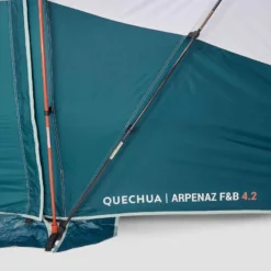 Quechua Tente à Arceaux De Camping - Arpenaz 4.2 F&B - 4 Personnes - 2 Chambres -Sportmania tente a arceaux de camping arpenaz 42 fb 4 personnes 2 chambres 17