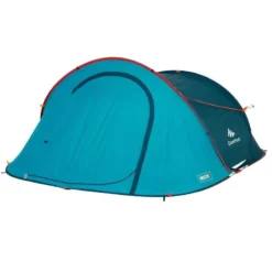 Quechua Tente De Camping - 2 SECONDS - 3 Places -Sportmania tente de camping 2 seconds bleue 3 personnes 6