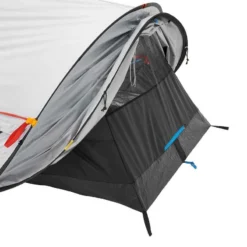 Quechua Tente De Camping - 2 SECONDS - 2 Places - Fresh & Black -Sportmania tente de camping 2 seconds freshblack 2 personnes 12