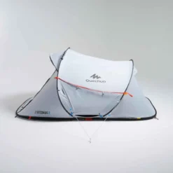 Quechua Tente De Camping - 2 SECONDS - 2 Places - Fresh & Black -Sportmania tente de camping 2 seconds freshblack 2 personnes 4