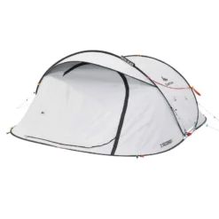 Quechua Tente De Camping - 2 SECONDS - 3 Places - Fresh & Black -Sportmania tente de camping 2 seconds freshblack 3 personnes 3