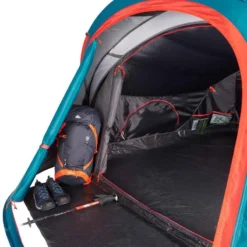 Quechua Tente De Camping - 2 SECONDS XL - 3 Places - Fresh & Black -Sportmania tente de camping 2 seconds freshblack xl 3 personnes 11