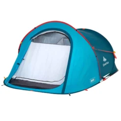 Quechua Tente De Camping - 2 SECONDS - 2 Places -Sportmania tente de camping 2 seconds verte 2 personnes 4