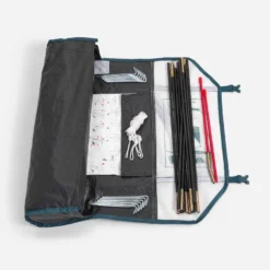 Quechua Tente De Camping - MH100 - 2 Places - Fresh & Black -Sportmania tente de camping mh100 fresh black 2 personnes 13