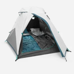 Quechua Tente De Camping - MH100 - 2 Places - Fresh & Black -Sportmania tente de camping mh100 fresh black 2 personnes 3