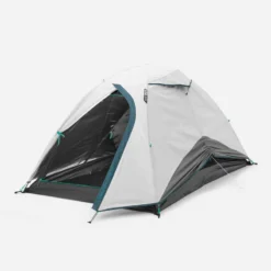 Quechua Tente De Camping - MH100 - 2 Places - Fresh & Black -Sportmania tente de camping mh100 fresh black 2 personnes 4
