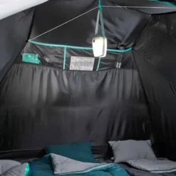 Quechua Tente De Camping - MH100 - 3 Places - Fresh & Black -Sportmania tente de camping mh100 fresh black 3 personnes 14