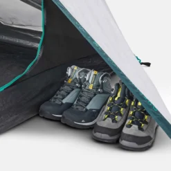 Quechua Tente De Camping - MH100 - 3 Places - Fresh & Black -Sportmania tente de camping mh100 fresh black 3 personnes 17
