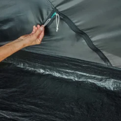 Quechua Tente De Camping - MH100 XL - 3 Places - Fresh & Black -Sportmania tente de camping mh100 xl 3 places fresh black 10