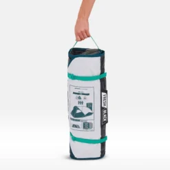 Quechua Tente De Camping - MH100 XL - 3 Places - Fresh & Black -Sportmania tente de camping mh100 xl 3 places fresh black 2