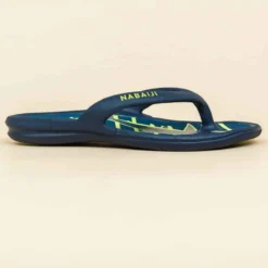 Tongs De Piscine Enfants - Tonga 500 Print - Shark Bleu -Sportmania tongs de piscine junior tonga 500 playa rose 2