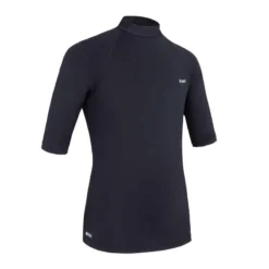 Tee Shirt Anti UV Enfant Manches Courtes Surf Noir -Sportmania top solaire anti uv junior noir 6