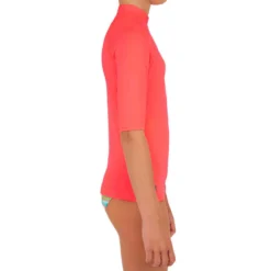 T-shirt Anti UV 100 Rouge -Sportmania top uvtop100s jr pnk 4