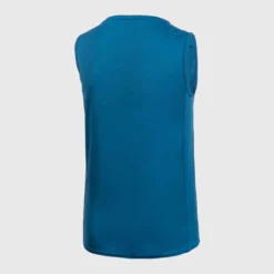 MAILLOT DE BASKETBALL SANS MANCHE ENFANT - T100 BLEU -Sportmania tshirt slash maillot sans manche de basketball garconslashfille t100 bleu 2