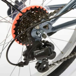 BTWIN VELO PLIANT OXYLANE 120 GRIS -Sportmania velo pliant tilt 120 rouge 3