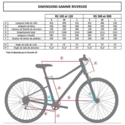 VÉLO TOUT CHEMIN RIVERSIDE 120 GRIS METAL -Sportmania velo tout chemin riverside 120 gris 6