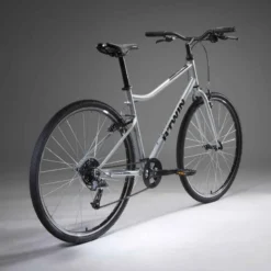 VÉLO TOUT CHEMIN RIVERSIDE 120 GRIS METAL -Sportmania velo tout chemin riverside 120 gris 8