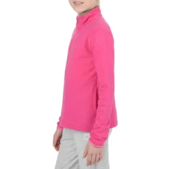 Veste 100 Gym Fille Rose -Sportmania veste 100 gym fille rose 3