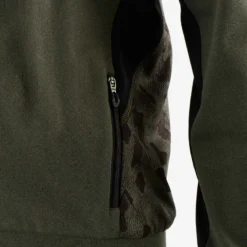 Veste Capuche Chaude, Respirante S900 Garçon GYM ENFANT Kaki Chiné -Sportmania veste capuche chaude respirante s900 garcon gym enfant kaki chine 5