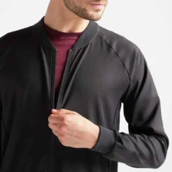 Veste Cardio Fitness Training Homme FVE 100 Noire Chine -Sportmania veste cardio fitness training homme fve 100 noire chine 2