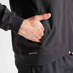 Veste Cardio Fitness Training Homme FVE 100 Noire Chine -Sportmania veste cardio fitness training homme fve 100 noire chine 3