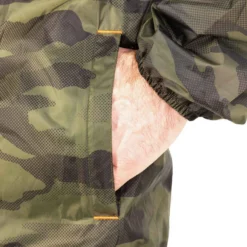 VESTE CHASSE IMPERMÉABLE LEGERE CAMO VERTE 100 -Sportmania veste chasse impermeable legere 100 camo verte 7