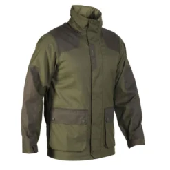 VESTE CHASSE Imperméable VERTE 500