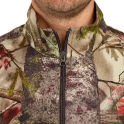 VESTE CHASSE SILENCIEUSE RESPIRANTE 100 CAMO FORET -Sportmania veste chasse silencieuse respirante 100 camo foret 4