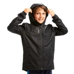 Kipsta VESTE COUPE PLUIE DE FOOTBALL T500 ENFANT NOIRE -Sportmania veste coupe pluie de football t500 enfant noire 7