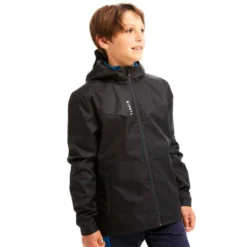 Kipsta VESTE COUPE PLUIE DE FOOTBALL T500 ENFANT NOIRE -Sportmania veste coupe pluie de football t500 enfant noire 8