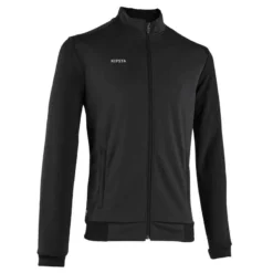 Kipsta Veste De Football D'entrainement ESSENTIAL Noire Et Grise