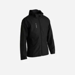 Kipsta Veste De Football Imperméable T100 Adulte Noir
