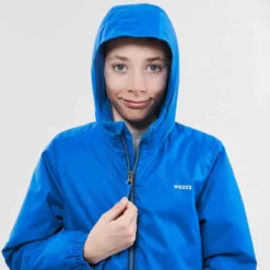 WEDZE VESTE DE SKI ENFANT CHAUDE ET IMPERMEABLE 100 BLEUE -Sportmania veste de ski enfant chaude et impermeable 100 bleue 6