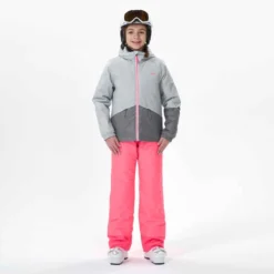 WEDZE VESTE DE SKI ENFANT CHAUDE ET IMPERMEABLE - 100 GRISE 17 WEDZE VESTE DE SKI ENFANT CHAUDE ET IMPERMEABLE - 100 GRISE -Sportmania veste de ski enfant chaude et impermeable 100 grise 7