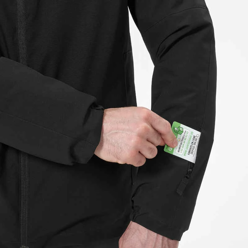 WEDZE Veste De Ski Homme - 100 - Noire 8 WEDZE Veste De Ski Homme - 100 - Noire – Image 8