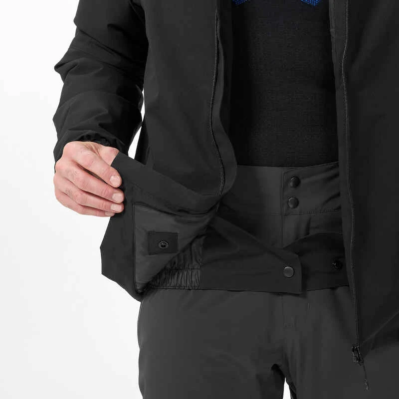 WEDZE Veste De Ski Homme - 100 - Noire 9 WEDZE Veste De Ski Homme - 100 - Noire – Image 9