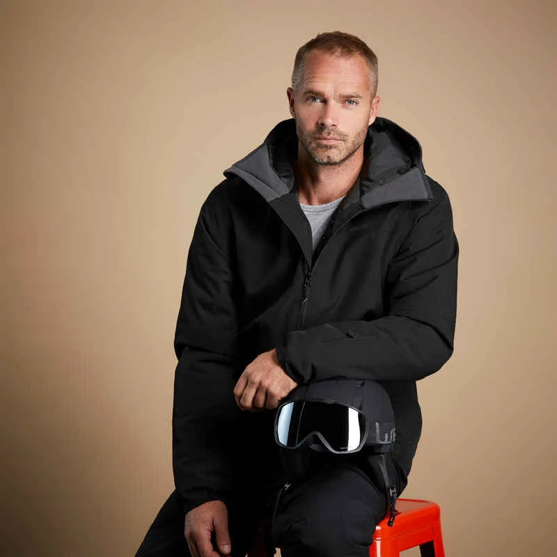 WEDZE Veste De Ski Homme - 100 - Noire 13 WEDZE Veste De Ski Homme - 100 - Noire – Image 13