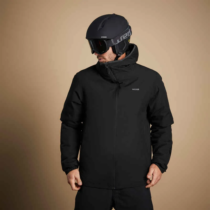 WEDZE Veste De Ski Homme - 100 - Noire 14 WEDZE Veste De Ski Homme - 100 - Noire – Image 14